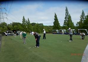 第二三回スタート前の練習風景